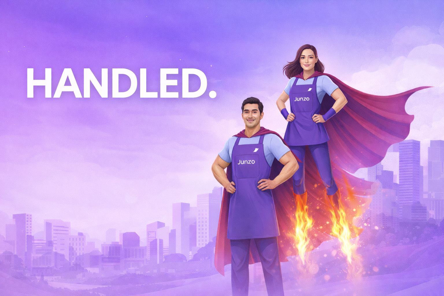 Junzo hero banner - Handled